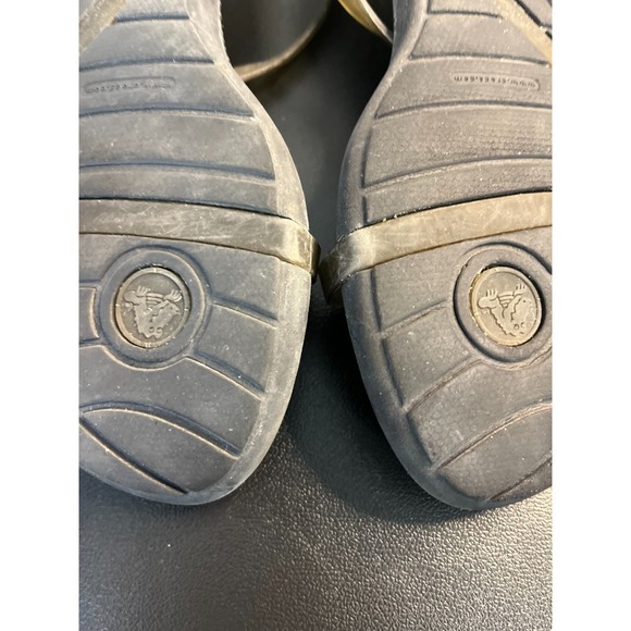 Crocs Sandals Brown Women 7 Gladiator Isabella Strappy Jelly Vacation Beach Stud - Picture 8 of 10